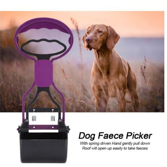 Unused Pets Dogs Pooper Scooper Purple - Picture 1 of 8
